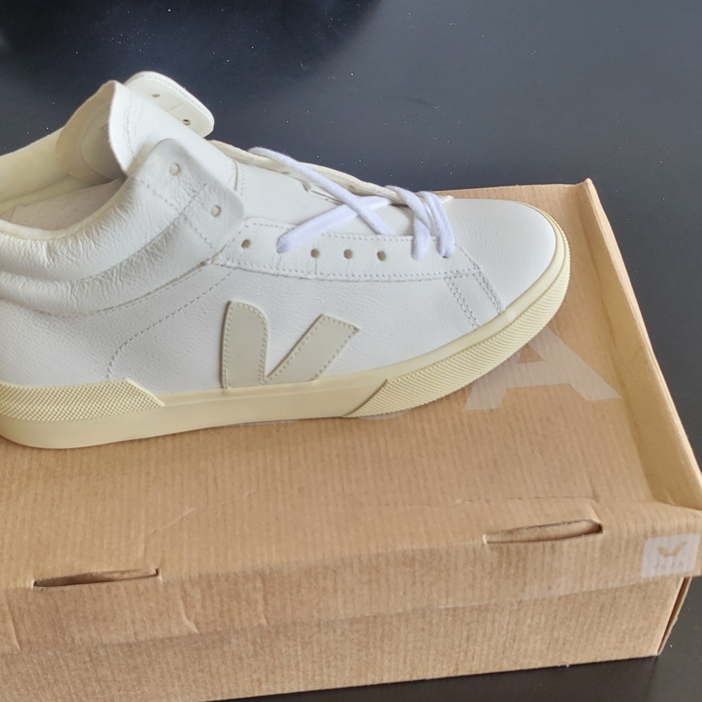 Veja White High-Top Sneakers